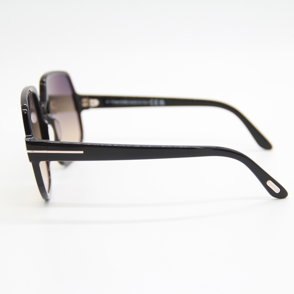 NEW TOM FORD SQUARE SUNGLASSES TOM FORD TF992 01B TOM FORD DELPHINE-02 FT0992/S - Picture 6 of 12